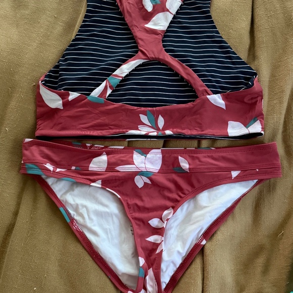 Carve Bikini - Navy and Rust - Picture 2 of 5